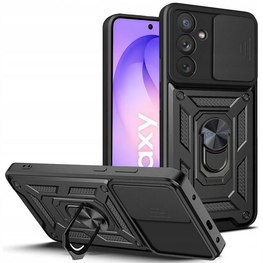 Ovitek za Samsung Galaxy S26 FE / S25 FE, Techsuit, CamShield, Črn