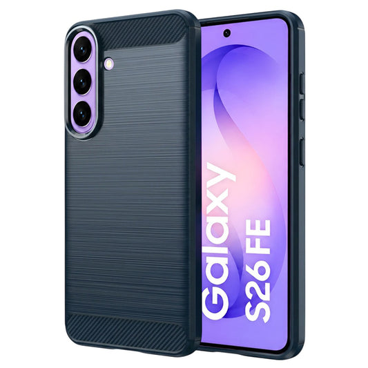 Ovitek za Samsung Galaxy S26 FE / S25 FE, Techsuit, Karbon, Modra