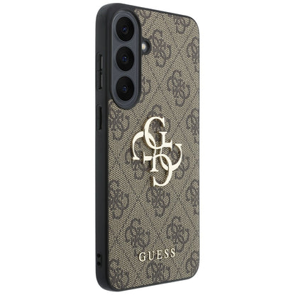 Ovitek za Samsung Galaxy S26 FE S741, Guess, 4G kovinski logotip, rjav