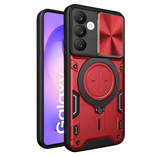 Ovitek za Samsung Galaxy S26 FE S741 / S25 FE, Techsuit, CamGuard Pro, rdeč