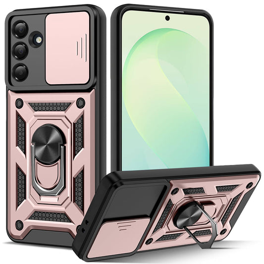 Ovitek za Samsung Galaxy S26 FE S741 / S25 FE, Techsuit, CamShield, rožnato zlate barve