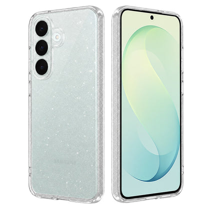 Ovitek za Samsung Galaxy S26 FE S741 / S25 FE, Techsuit, SparkleSkin, prozoren