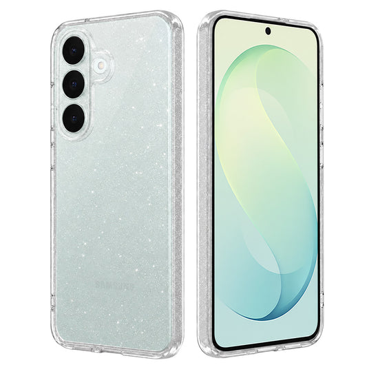 Ovitek za Samsung Galaxy S26 FE S741 / S25 FE, Techsuit, SparkleSkin, prozoren