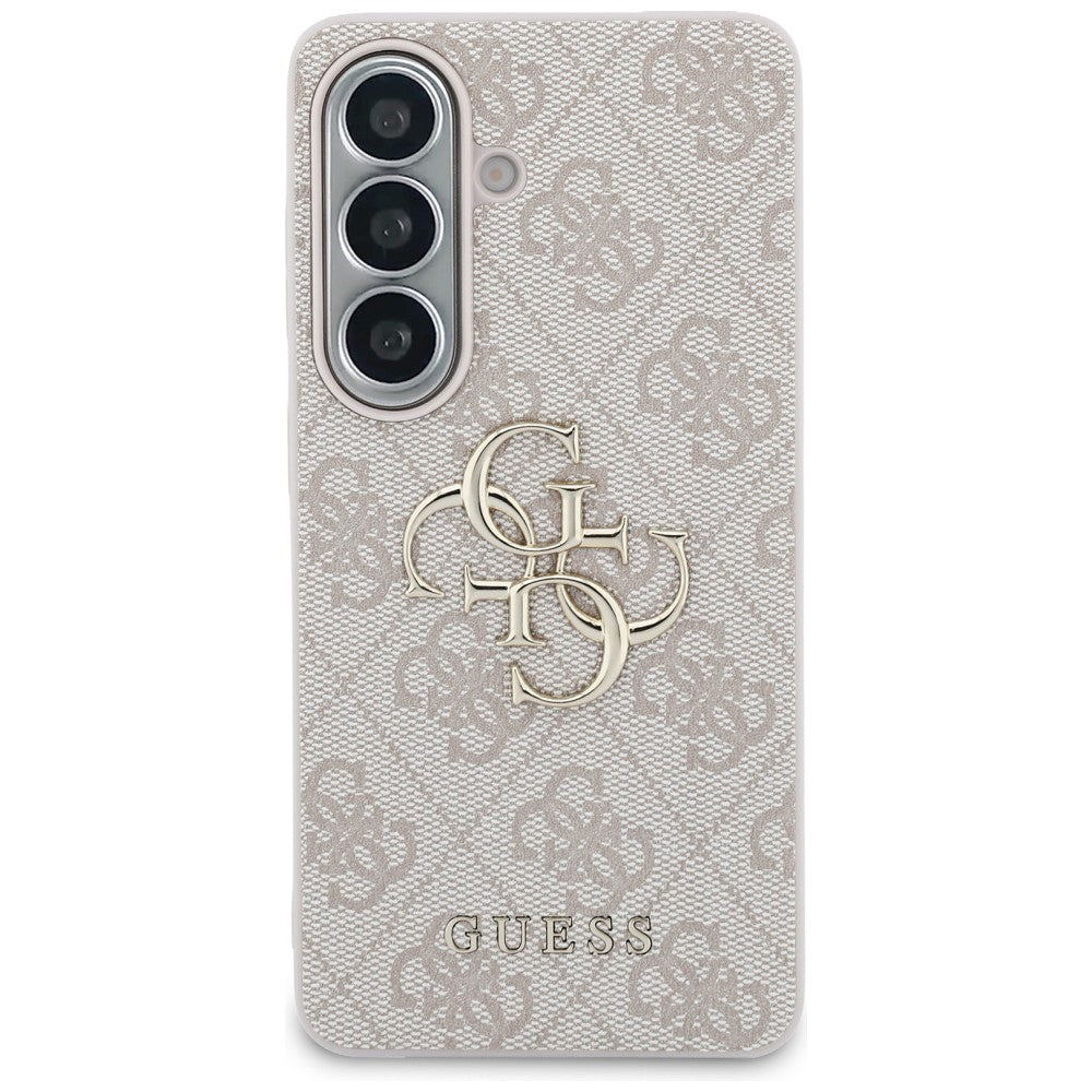 Ovitek za Samsung Galaxy S26 S942, Guess, 4G Big Logo, Roza