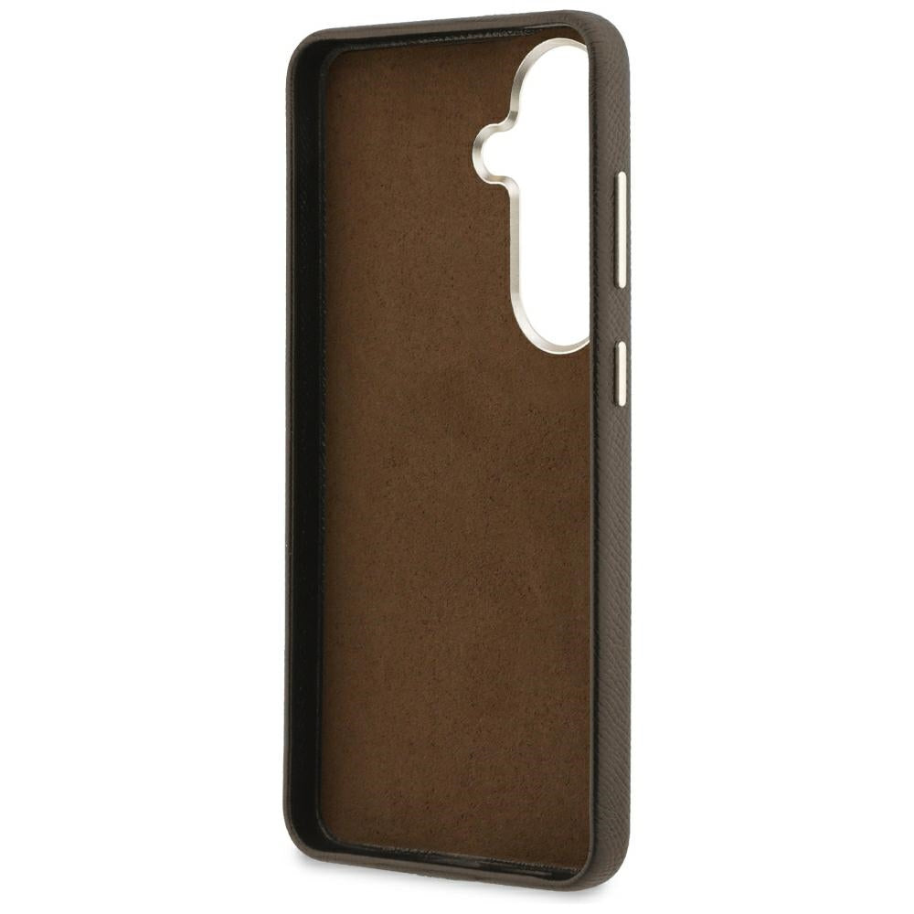 Ovitek za Samsung Galaxy S26 Plus S947, Guess, 4G Grained Big and Classic Logo, rjav