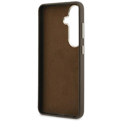 Ovitek za Samsung Galaxy S26 Plus S947, Guess, 4G Grained Big and Classic Logo, rjav