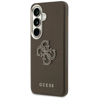 Ovitek za Samsung Galaxy S26 Plus S947, Guess, 4G Grained Big and Classic Logo, rjav