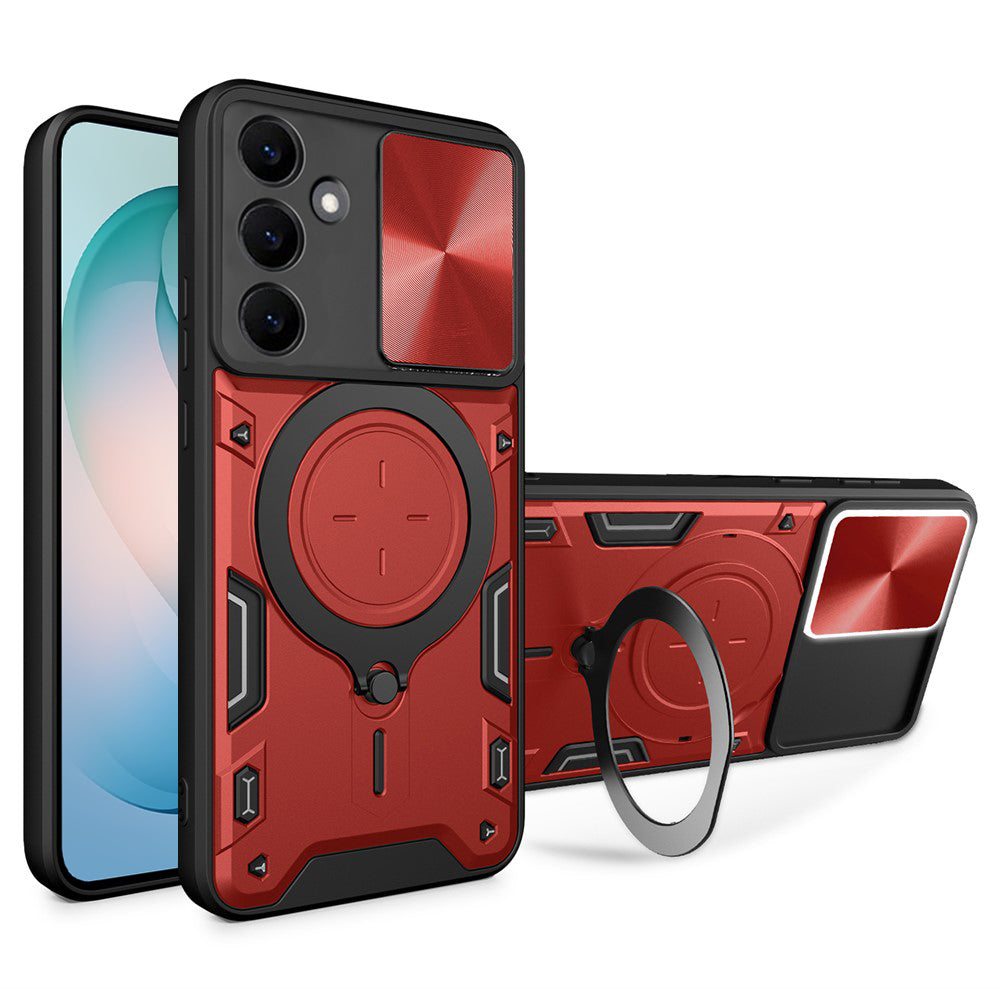 Ovitek za Samsung Galaxy S26 Plus S947, Techsuit, CamGuard Pro, Rdeča