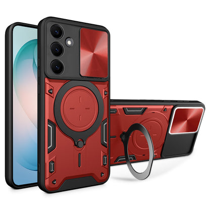 Ovitek za Samsung Galaxy S26 Plus S947, Techsuit, CamGuard Pro, Rdeča