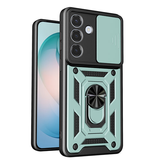 Ovitek za Samsung Galaxy S26 Plus, Techsuit, CamShield, Zelen