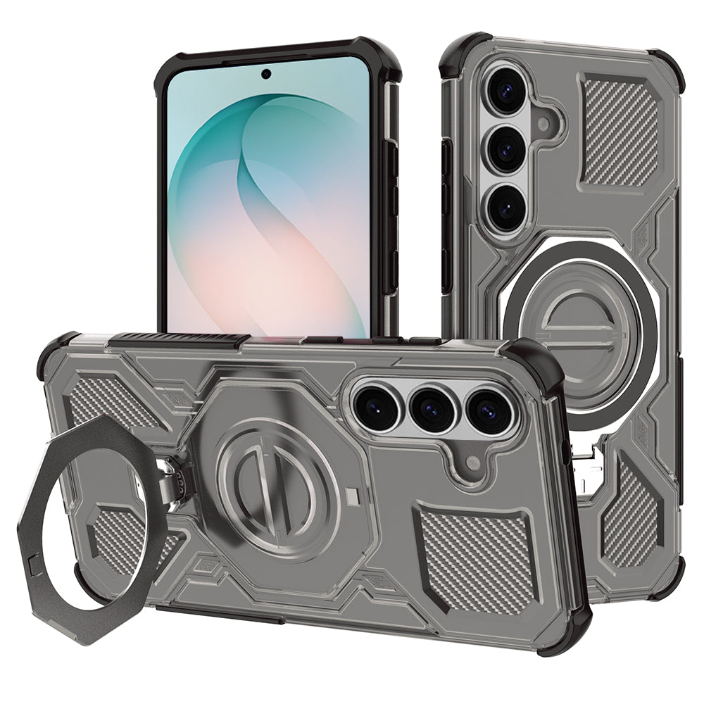 Ovitek za Samsung Galaxy S26 Plus S947, Techsuit, Carbon Shield Pro, Dim