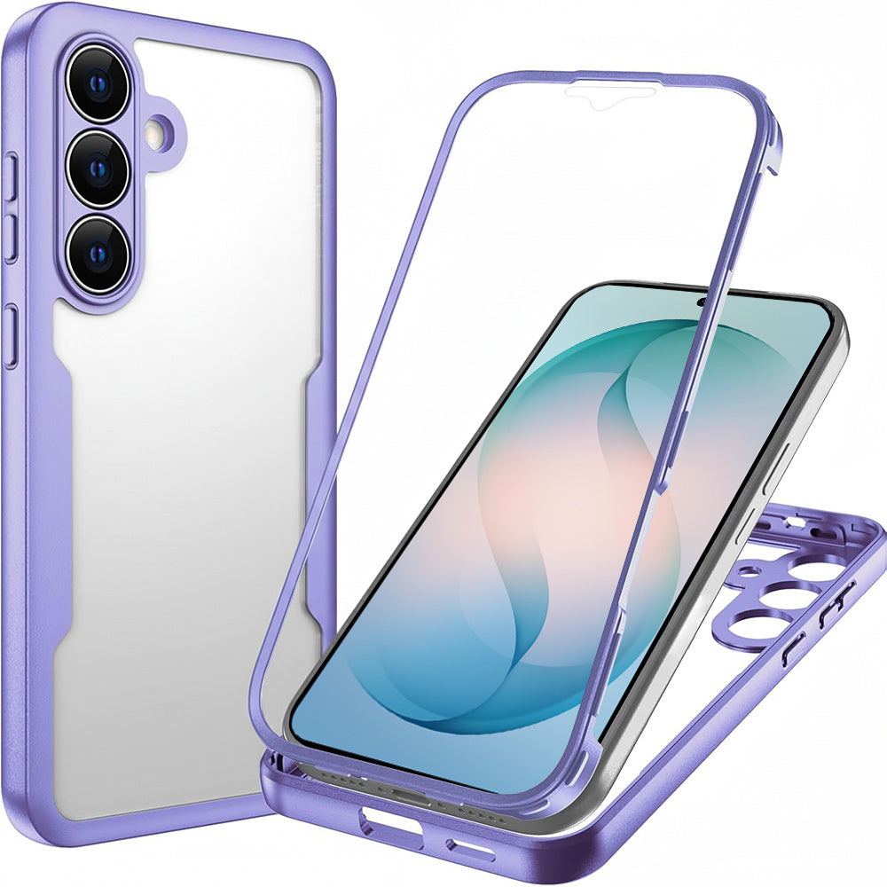 Ovitek za Samsung Galaxy S26 Plus, Techsuit, ColorVerse 360, Vijolična