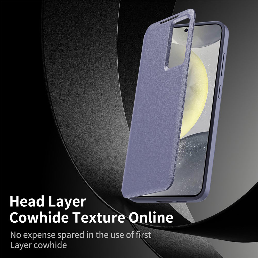 Ovitek za Samsung Galaxy S26 Plus, Techsuit, SmartView, Vijolična