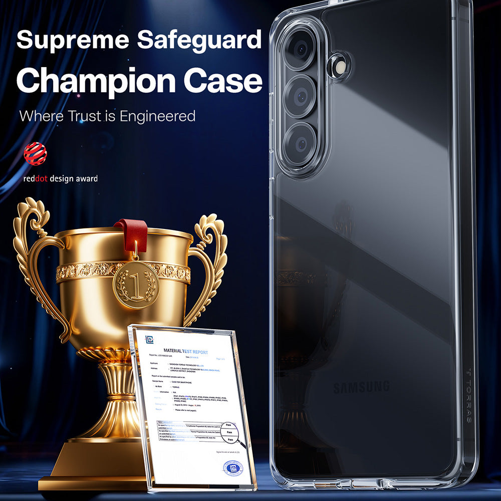 Ovitek za Samsung Galaxy S26 Plus, Torras, Guardian, Prozoren