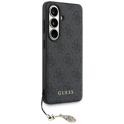 Ovitek za Samsung Galaxy S26 S942, Guess, 4G Classic Logo Charm, črn