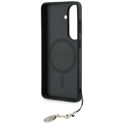 Ovitek za Samsung Galaxy S26 S942, Guess, 4G Classic Logo Charm, črn