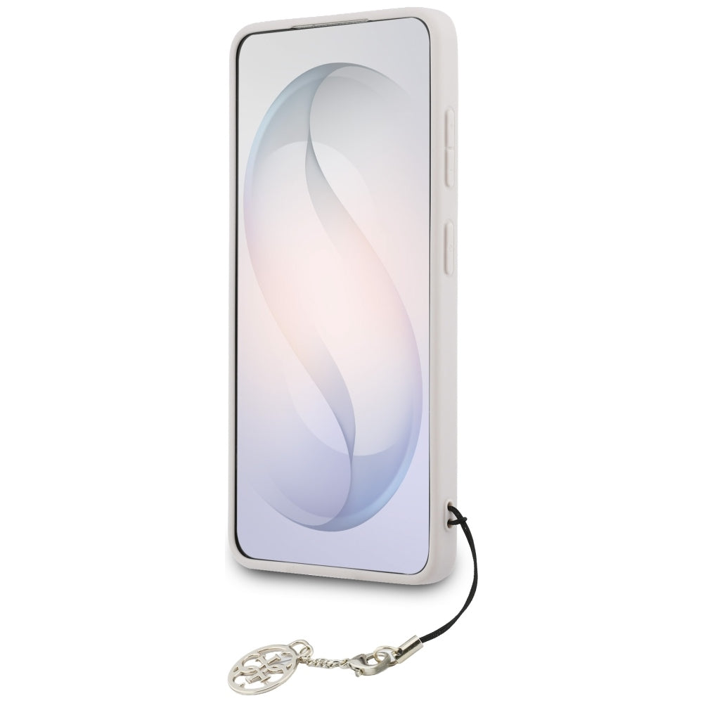 Ovitek za Samsung Galaxy S26 S942, Guess, 4G Classic Logo Charm, Roza