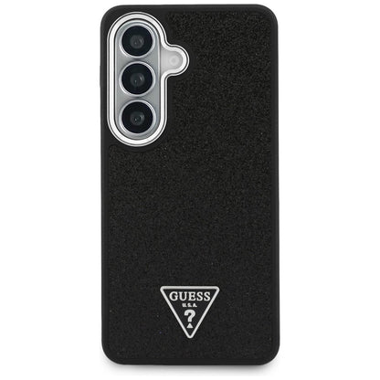Ovitek za Samsung Galaxy S26 S942, Guess, Fixed Glitter Triangle Logo, Črna