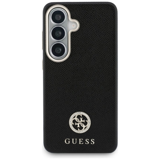 Ovitek za Samsung Galaxy S26 S942, Guess, Rhinestone Round Logo, črn