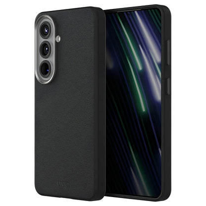 Ovitek za Samsung Galaxy S26 S942, UNIQ, Lyden Leatherette, črn