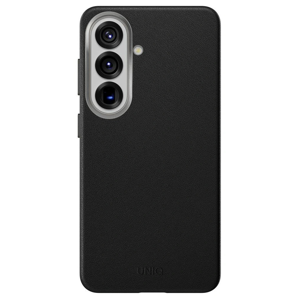 Ovitek za Samsung Galaxy S26 S942, UNIQ, Lyden Leatherette, črn