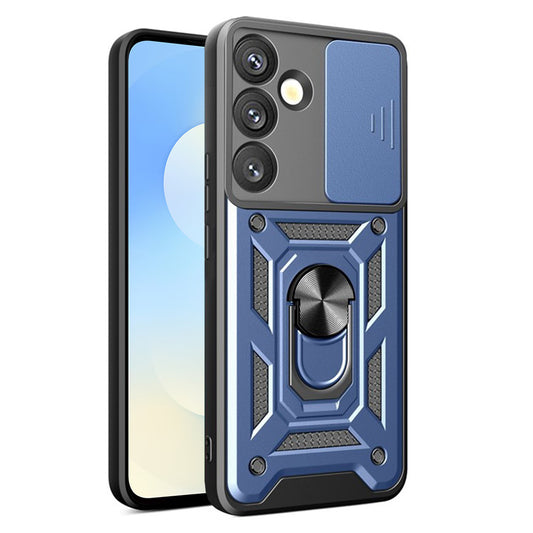 Ovitek za Samsung Galaxy S26, Techsuit, CamShield, Modra