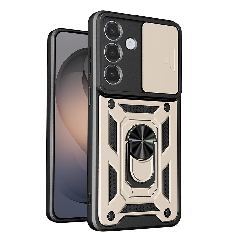 Ovitek za Samsung Galaxy S26, Techsuit, CamShield, Zlat