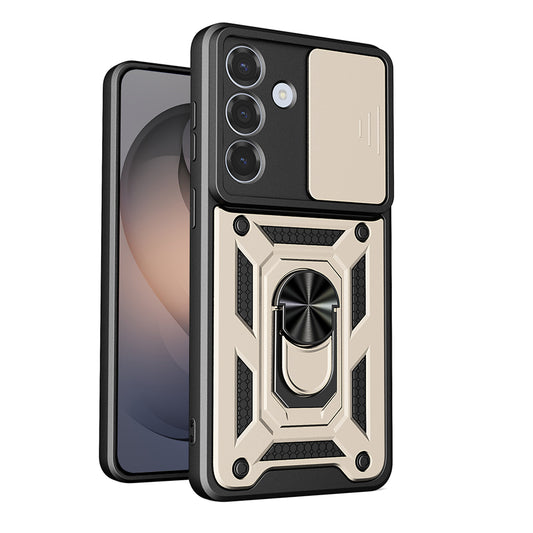 Ovitek za Samsung Galaxy S26, Techsuit, CamShield, Zlat