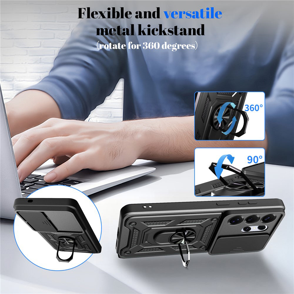 Ovitek za Samsung Galaxy S26, Techsuit, CamShield, Zelen