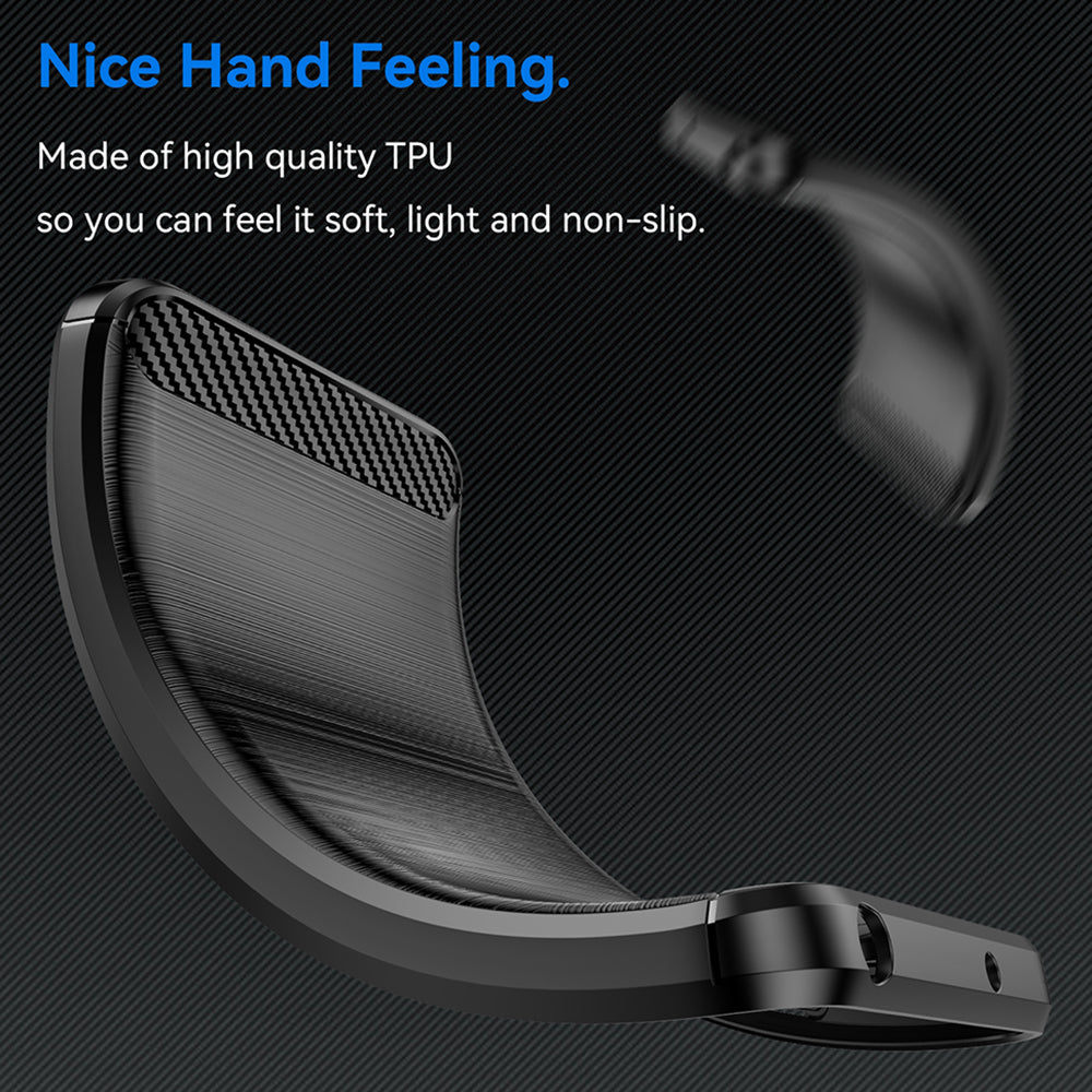 Case for Samsung Galaxy S26, Techsuit, Carbon, Black