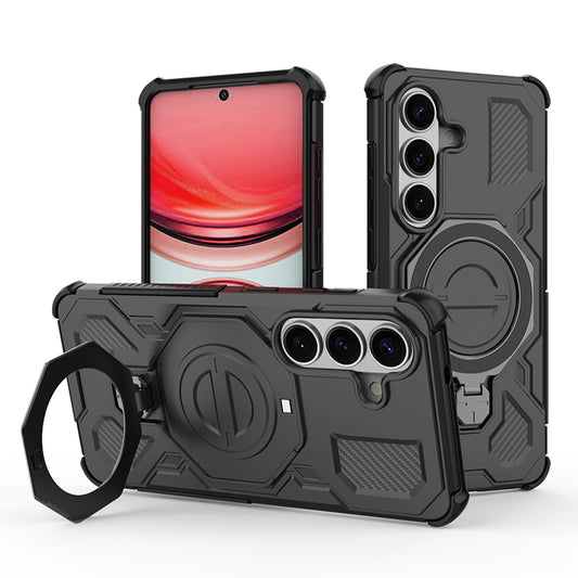 Ovitek za Samsung Galaxy S26, Techsuit, Carbon Shield Pro, Črn