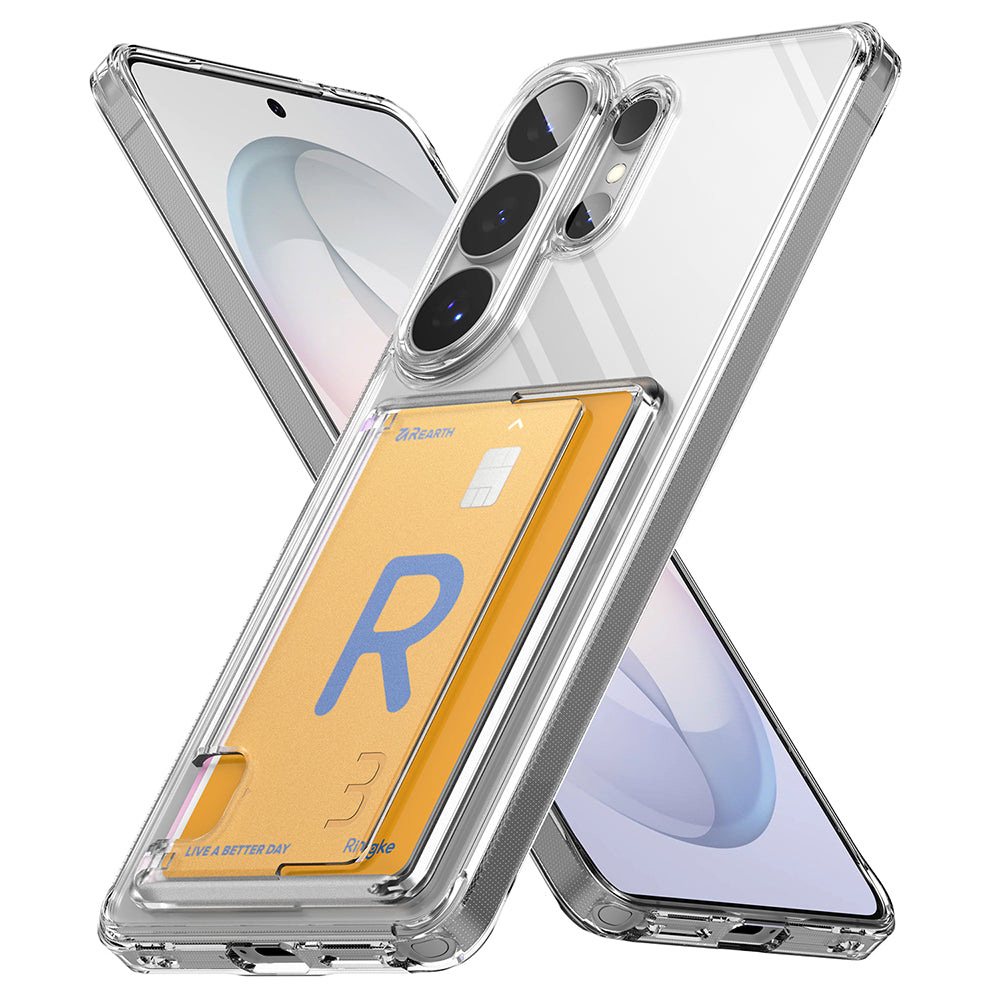 Ovitek za Samsung Galaxy S26 Ultra S948, Ringke, Fusion Card, Prozoren
