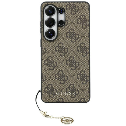 Ovitek za Samsung Galaxy S26 Ultra S948, Guess, 4G Classic Logo Charm, rjava