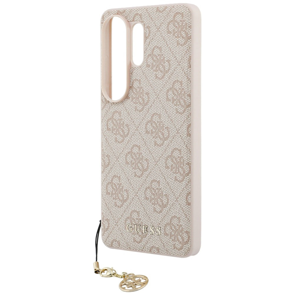 Ovitek za Samsung Galaxy S26 Ultra S948, Guess, 4G Classic Logo Charm, Roza