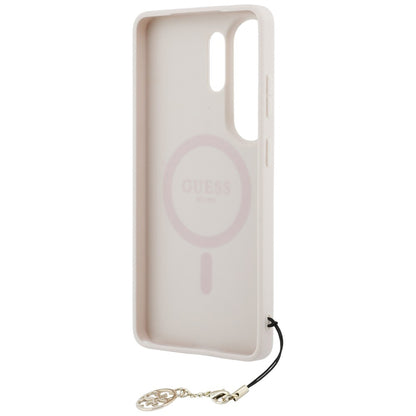 Ovitek za Samsung Galaxy S26 Ultra S948, Guess, 4G Classic Logo Charm, Roza