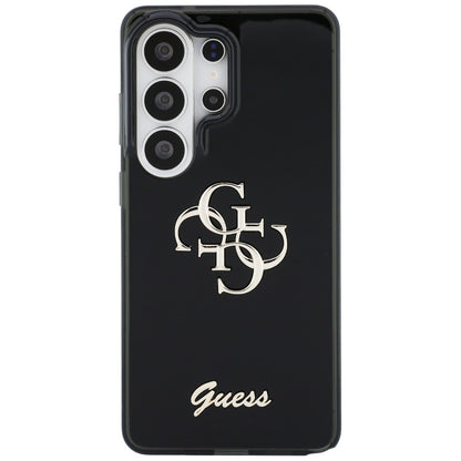 Ovitek za Samsung Galaxy S26 Ultra S948, Guess, IML Big Metal 4G Script, črn