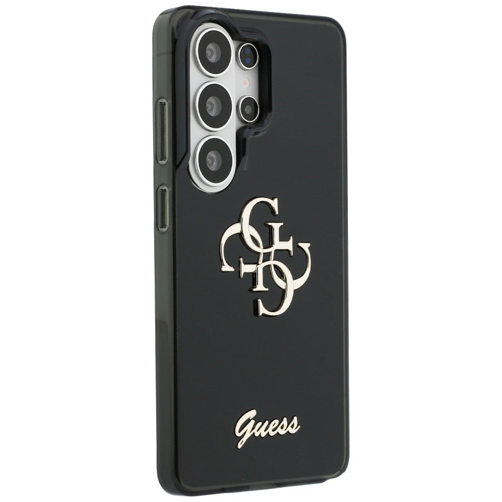 Ovitek za Samsung Galaxy S26 Ultra S948, Guess, IML Big Metal 4G Script, črn