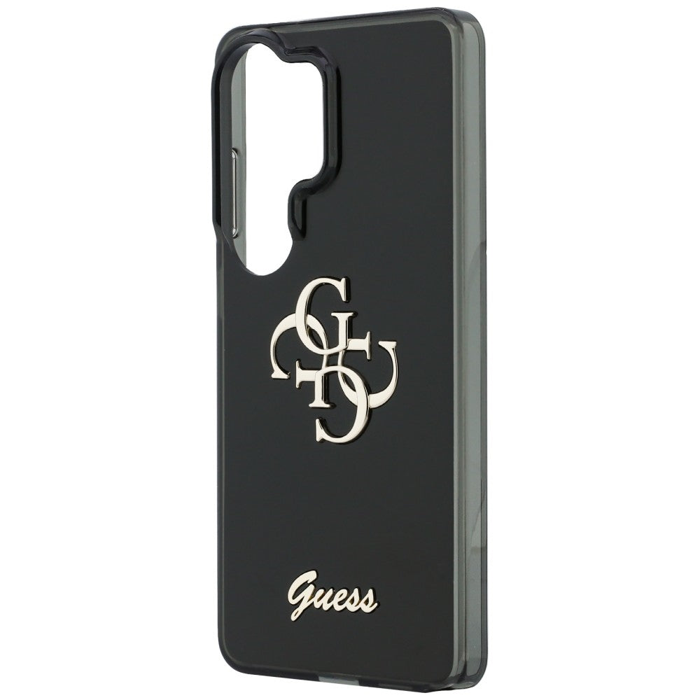 Ovitek za Samsung Galaxy S26 Ultra S948, Guess, IML Big Metal 4G Script, črn