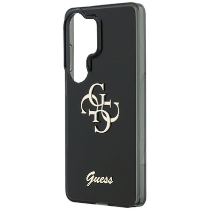 Ovitek za Samsung Galaxy S26 Ultra S948, Guess, IML Big Metal 4G Script, črn