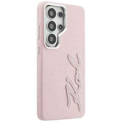 Ovitek za Samsung Galaxy S26 Ultra S948, Karl Lagerfeld, Signature Resin Logo, Roza