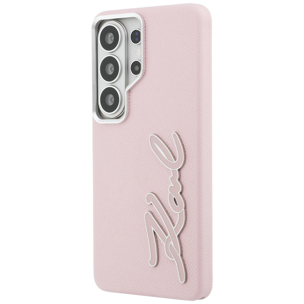 Ovitek za Samsung Galaxy S26 Ultra S948, Karl Lagerfeld, Signature Resin Logo, Roza