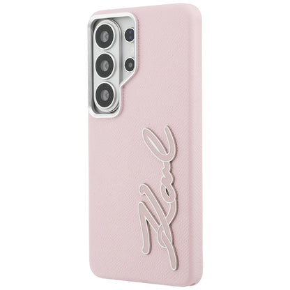 Ovitek za Samsung Galaxy S26 Ultra S948, Karl Lagerfeld, Signature Resin Logo, Roza