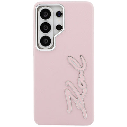 Ovitek za Samsung Galaxy S26 Ultra S948, Karl Lagerfeld, Signature Resin Logo, Roza