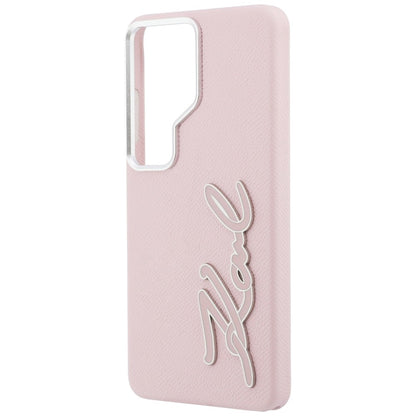 Ovitek za Samsung Galaxy S26 Ultra S948, Karl Lagerfeld, Signature Resin Logo, Roza