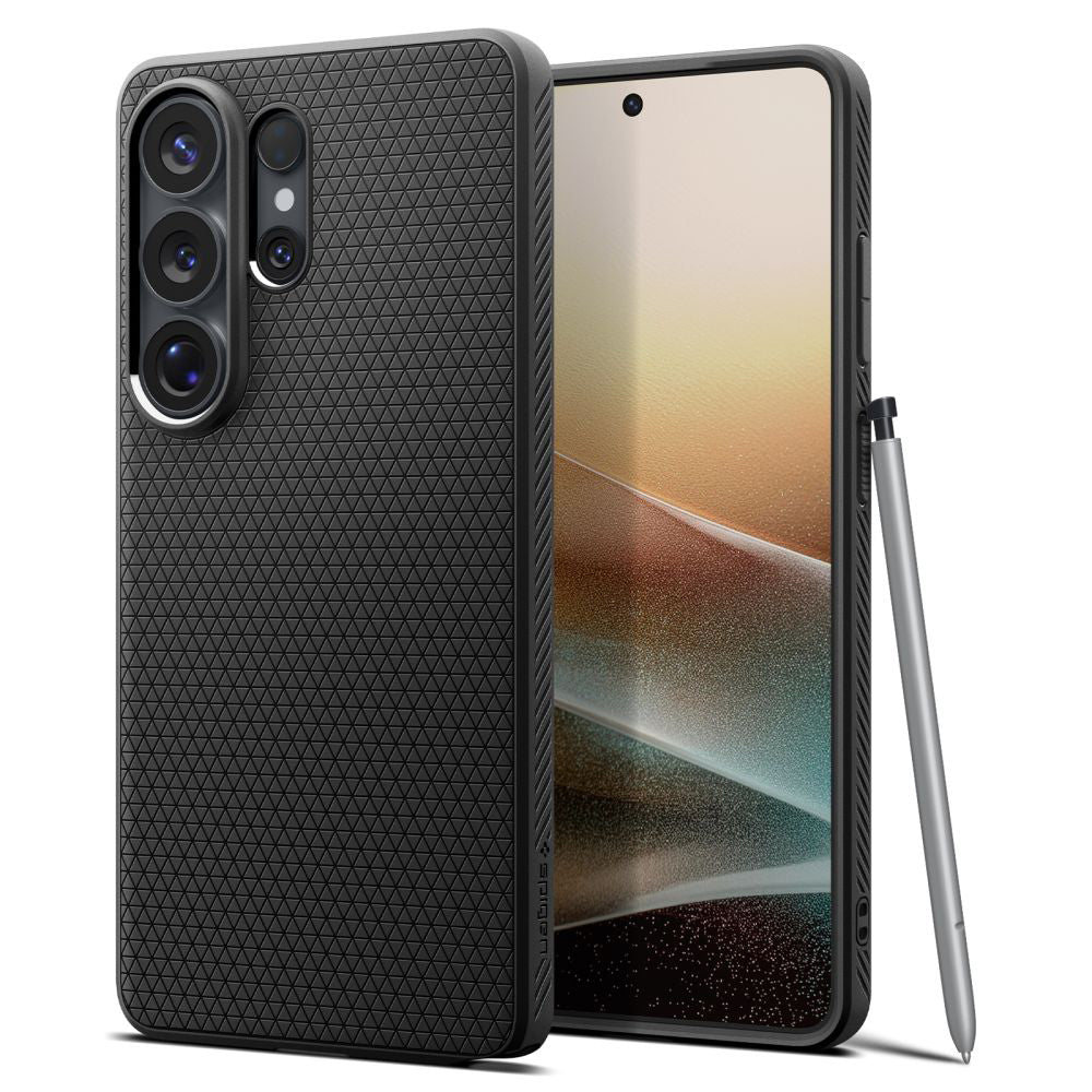 Ovitek za Samsung Galaxy S26 Ultra S948, Spigen, Liquid Air, Mat Črna ACS10670