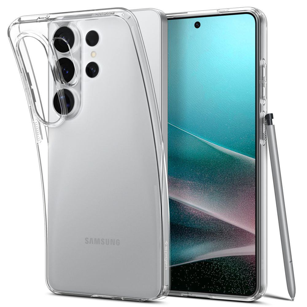 Ovitek za Samsung Galaxy S26 Ultra S948, Spigen, Liquid Crystal, Prozoren ACS10671