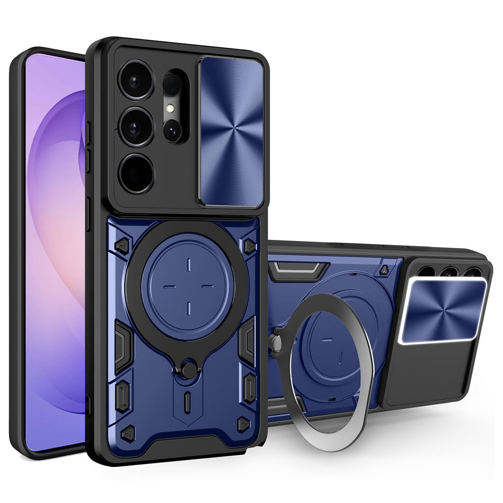 Ovitek za Samsung Galaxy S26 Ultra, Techsuit, CamGuard Pro, Modra