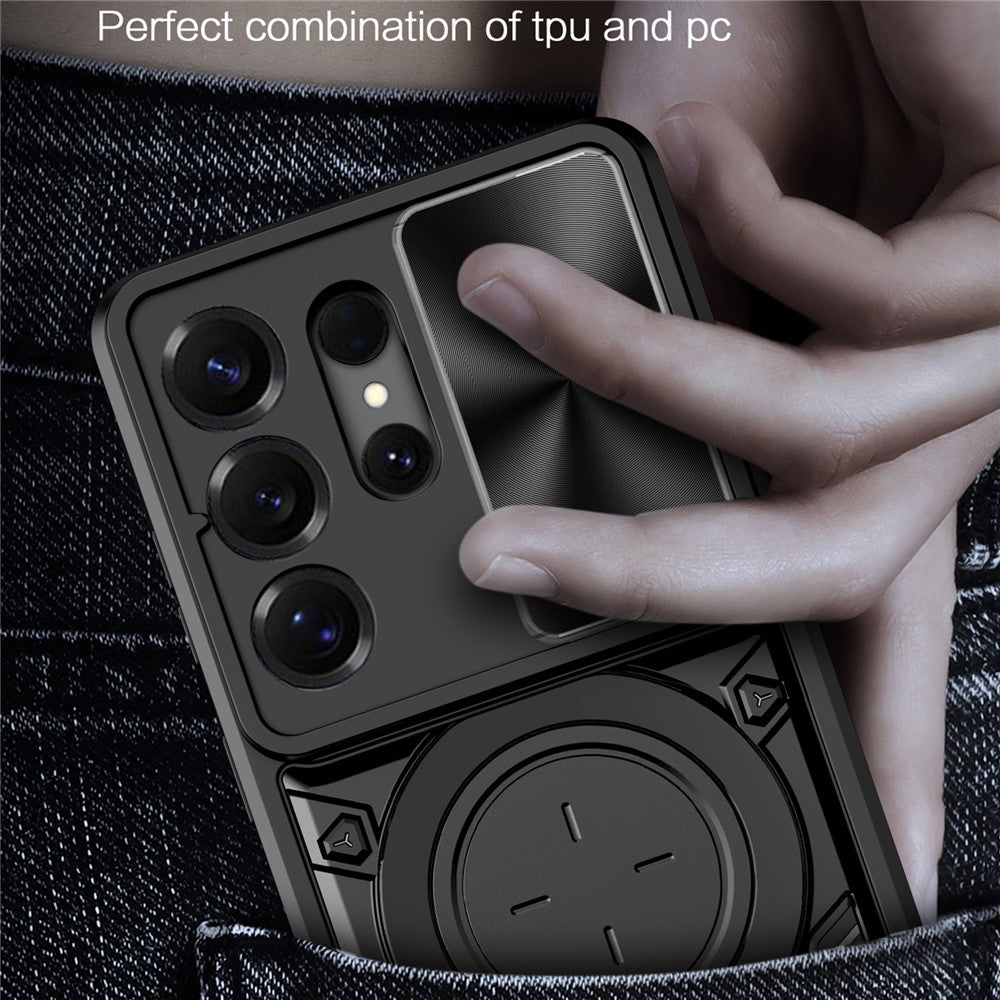 Ovitek za Samsung Galaxy S26 Ultra, Techsuit, CamGuard Pro, Modra