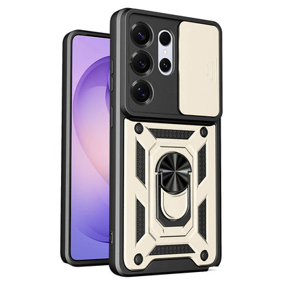 Ovitek za Samsung Galaxy S26 Ultra, Techsuit, CamShield, Zlat