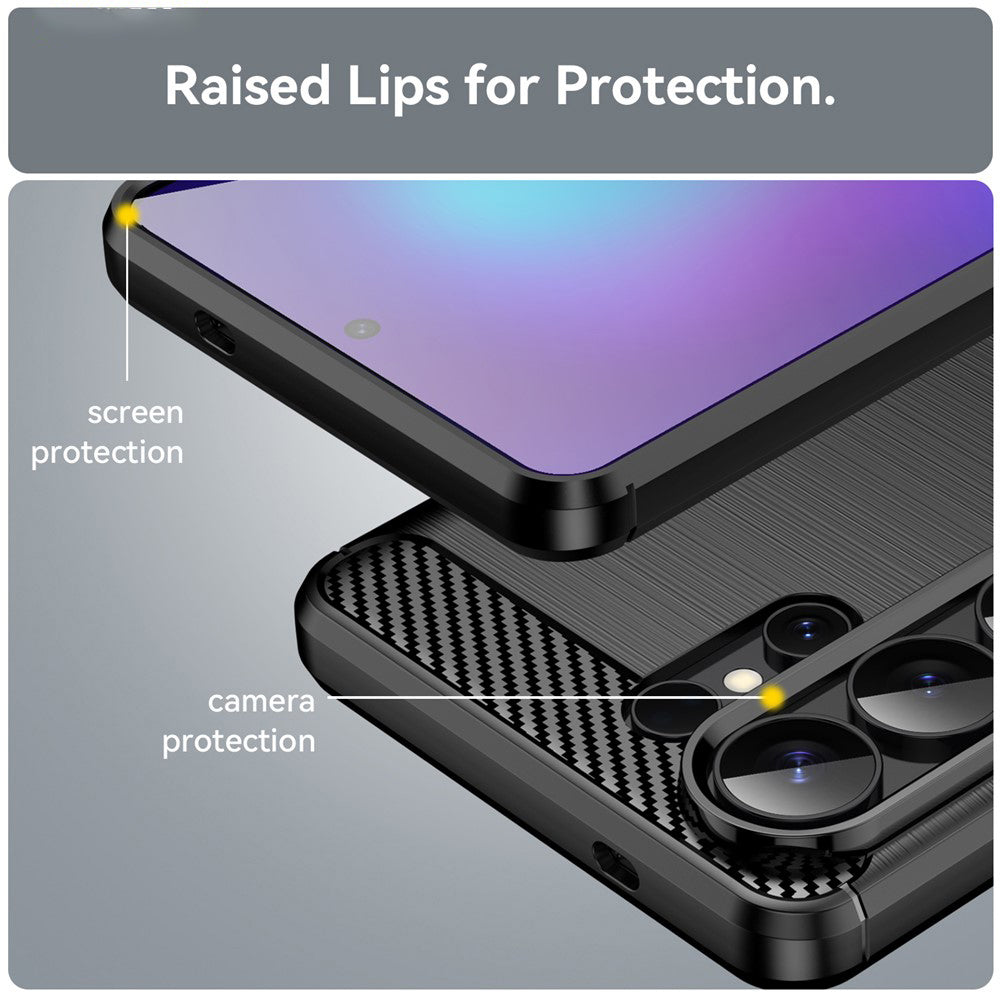 Ovitek za Samsung Galaxy S26 Ultra, Techsuit, Carbon, Črn